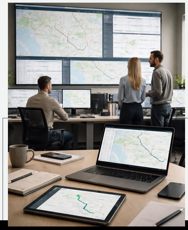 Трекинг грузов и Fleet Management, мониторинг автопарка в Котельниках